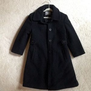Warm wool dress coat